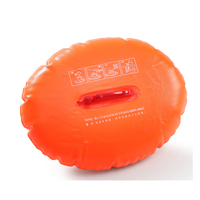 Bouée de natation de sécurité en PVC flotteur de remorquage beignet sac sec à air flottant bouée gonflable pour nageurs et triathlètes bouée de natation eau libre