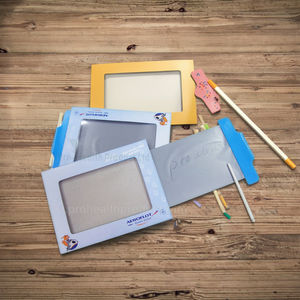 <span class=keywords><strong>Pizarra</strong></span> <span class=keywords><strong>mágica</strong></span> de moda para niños Cartón y PVC 9,5 "x 8" 5 "x 7" Área de escritura - Product Image 3