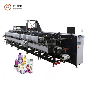 Macchina da stampa <span class=keywords><strong>Flexo</strong></span> per etichette di carta adesiva tipo pila automatica ad alta velocità per carta per etichette adesive - Product Image 1