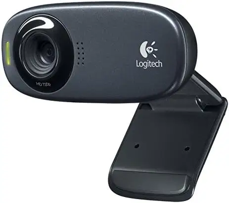 Logitech C310 HD Webcam Web Cam Đầy Đủ HD Tự Động Theo Dõi Webcam Cho Máy Tính Để Bàn PC Live Streaming Máy Tính