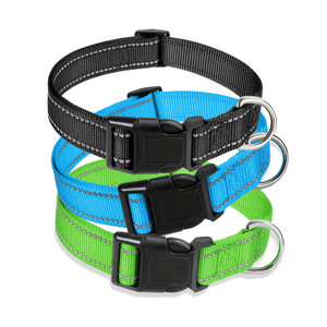 Heavy Duty Durable Reflective <strong>Nylon</strong> Pet Leash <strong>Dog</strong> Lead and <strong>Collar</strong> <strong>Nylon</strong> - Product Image 6