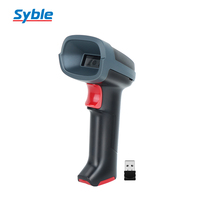 Nouvel article Syble XB-D15RB, lecteur de codes QR 2.4G sans fil BT avec capteur d'image CMOS, lecteur de codes-barres 2D pour entrepôt