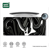 Tapis de Souris Fluide pour Gaming, Vente Directe Usine, Motif Gaming Personnalisé, Tapis de Souris Abstrait, Grand Tapis de Bureau Fluide pour Gaming