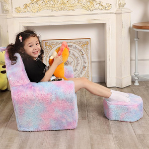 Children's <b>Sofa</b> Cube Chair High Density Foam Stool Reading Corner Single Seat For Boys And Girls Durable <b>Kids</b> Chair - Product Image 2