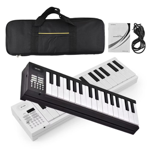 <span class=keywords><strong>Piano</strong></span> électronique pliable à 61 touches, clavier de <span class=keywords><strong>piano</strong></span> portable avec écran LED/batterie intégrée/instrument de <span class=keywords><strong>musique</strong></span> à clavier électronique - Product Image 1