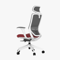 Chaise de bureau de direction contemporaine de luxe, dossier haut, confortable, en tissu maillé, repose-tête réglable 4D, ergonomique, pivotante