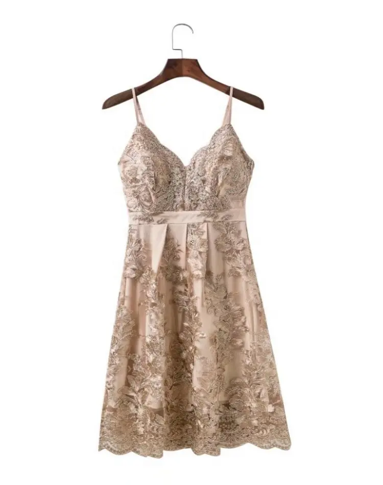Праздничные платья с вышивкой для девочек; Женская одежда; STb-111