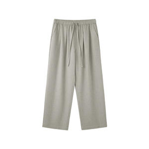 Otoño nuevo para marca Tide Pantalones rectos de <span class=keywords><strong>lino</strong></span> informales para hombres pantalones cómodos de <span class=keywords><strong>Color</strong></span> sólido sueltos otoño nuevo para hombres - Product Image 6