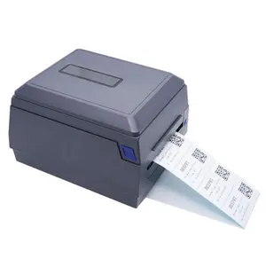 Impressora de transferência térmica direta 4 polegadas, para impressão de adesivo e etiqueta de roupas