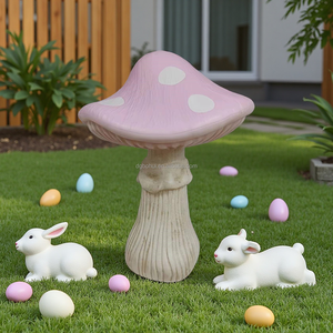 Customized Tabletop Led Lights up Hand Painted Christmas Mushroom Easter Decoration XMAS Ornaments Mushrooms - Product Image 4