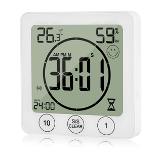 Đa chứ<span class=keywords><strong>c</strong></span> năng kỹ thuật số Nhiệt ẩm kế với bộ đếm thời gian & đồng hồ báo thứ<span class=keywords><strong>c</strong></span>, lớn LCD hiển thị nhiệt độ độ ẩm mét cho nhà văn phòng - Product Image 1