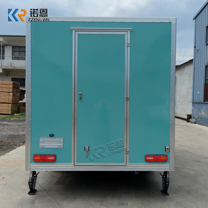 Trailer Katering Mobile Kustom dengan Meja Kerja Stainless Steel, Wastafel Ganda, Lemari Penyimpanan, dan Peralatan Listrik - Product Image 2