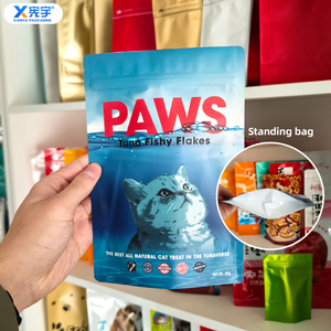ถุงซิป<span class=keywords><strong>ล</strong></span>็อคพ<span class=keywords><strong>ล</strong></span>าสติกแบบตั้งได้ พิมพ์โ<span class=keywords><strong>ล</strong></span>โก้ได้ สำหรับอาหารสัตว์เลี้ยง  แบบก้นแบนเคลือบลามิเนต  สำหรับอาหารสุนัข แมว <span class=keywords><strong>ปลา</strong></span>อบแห้ง อาหารแช่แข็ง - Product Image 5