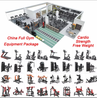 Conjunto de Equipos de Gimnasio Comerciales Completos y Eficientes para Proyectos de Apertura de Gimnasios Nuevos de 100 m²