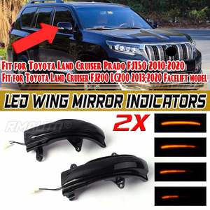 Luz Intermitente LED para Espejo Lateral, Lámpara Secuencial para Toyota Land Cruiser LC200 FJ200 Prado FJ150 2010-2020 - Product Image 1