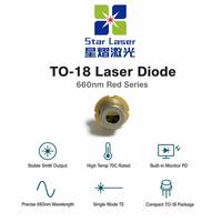 Diodo Láser Rojo QSI QL65D7SX 660nm 5mW TO18 5.6mm 70C Monomodo LD para Sensor de Partículas Óptico Industrial