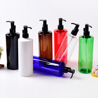 Vente en gros de flacons pompe en plastique PET de 100/200/250/300/500 ml, flacon pompe à huile en PP, flacon cosmétique vide pour démaquillant, huile corporelle
