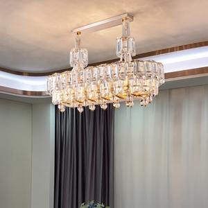 Decoración Iluminación interior Comedor Techo Lujo Led Moderno K9 Candelabros de cristal Luces - Product Image 4