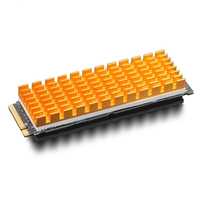 Disipador de Calor de Aluminio de Alta Calidad de 70*22*6MM, Enfriador de Disco Duro de Estado Sólido M2 2280, Enfriamiento Eficiente del Chip de la Placa Base, Personalizable