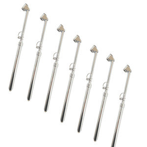 Manomètre de pression des pneus à double tête en métal, manomètre de pression des pneus de type crayon - Product Image 4