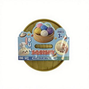 Produit transfrontalier le plus vendu : Jouet anti-stress Squishy en forme de boulette mystérieuse et de boulette de soupe, avec poudre dorée et paillettes, à récupération lente - Product Image 4