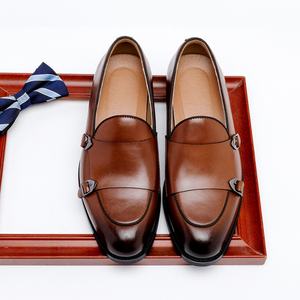 Chaussures Richelieu pour hommes les plus vendues, de haute qualité, en cuir véritable, à lacets, style décontracté et habillé, avec semelle Goodyear antidérapante, toutes saisons - Product Image 1