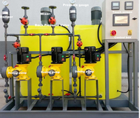 Système de contrôle automatique multifonctionnel PLC pour le dosage chimique d'acide liquide alcalin pH chlore Pompe à eau usée télécommandée