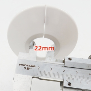 Copertura del tubo di 22mm decorazione PP radiatore Escutcheon copertura della parete del tubo dell'acqua - Product Image 4