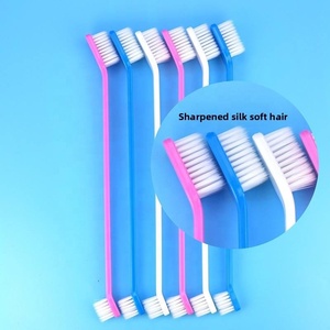 Outil dentaire double face économique pour chiens et chats avec embouts à double action pour une élimination efficace de la plaque dentaire - Product Image 1