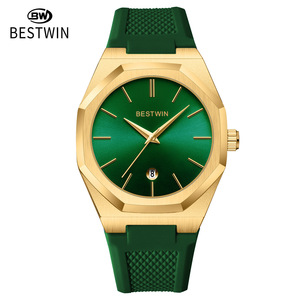 Relojes BESTWIN 911 de moda para hombre, cronógrafo, correa de silicona impermeable, <span class=keywords><strong>reloj</strong></span> de lujo con fecha, <span class=keywords><strong>reloj</strong></span> para hombre <span class=keywords><strong>original</strong></span>, montre pour homme. - Product Image 1