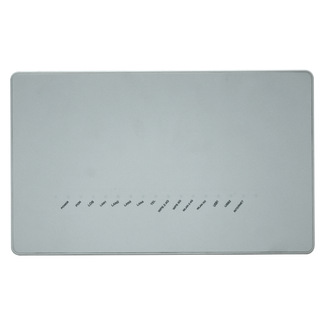 JUQU Hg8245q2 Xpon Gpon FTTH Fiber Optic 4GE+1Tel+2USB 2.4G 5G WiFi Modem ONT Router ONU 12V