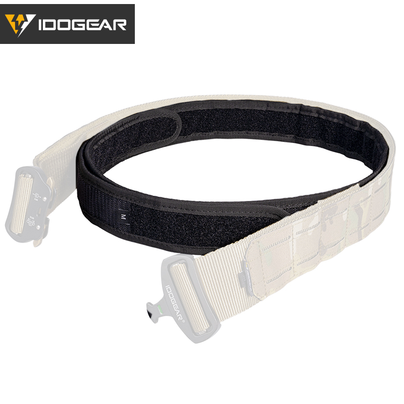 Ceinturon tactique idogear noir avec ceinture en velcro - Ceinturon