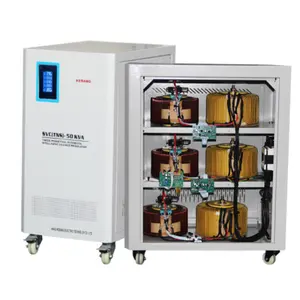 Venta de fábrica 30kva 45kva 60kva 90kva 380V Estabilizadores automáticos de voltaje trifásico