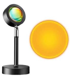 Futuristico Mini Vintage Led <span class=keywords><strong>tramonto</strong></span> 16 Couleurs Lampes RGB luce di proiezione con telecomando - Product Image 4