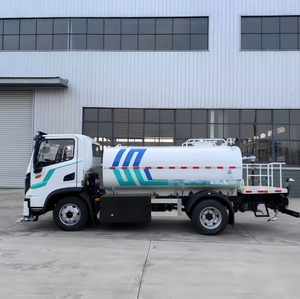 Arroseuse routière à énergie nouvelle zéro émission 4x2 10 tonnes personnalisée avec lavage avant et arrosage arrière pour le nettoyage des routes urbaines - Product Image 3