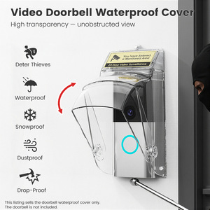 Housse de protection pour sonnette vidéo en PVC, imperméable, résistante à la neige et à la grêle, pour sonnette intelligente - Product Image 4