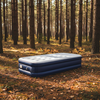 Matelas pneumatique gonflable moderne avec revêtement floqué, doux, épaisseur 40 cm, pour la maison, l'hôtel, l'école, le parc et l'hôpital