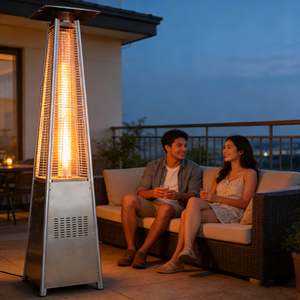 Factory Hot Sale Quadrilateral <strong>Glass</strong> <strong>Tube</strong> Pyramid Garden Best Selling Gas <strong>Patio</strong> <strong>Heater</strong> - Product Image 5