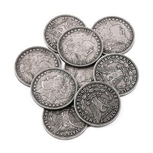 Moneta Replica Classica Morgan Dollar, Moneta Magica Vintage, Copia Antica di Morgan Dollar, Moneta Magica per Maghi - Product Image 1