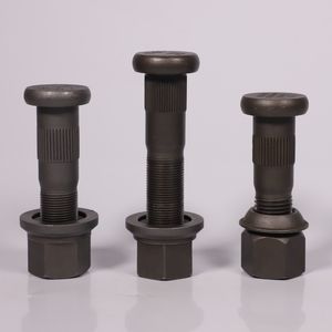 Penjualan pabrik Cina kelas 10.9 /12.9 roda baut dan mur untuk ROR truk berat roda baut 22x1.5x98 OEM 21020997 - Product Image 6