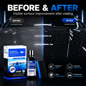 <span class=keywords><strong>Kit</strong></span> de revêtement <span class=keywords><strong>céramique</strong></span> au graphène pour voiture 12H, protection de <span class=keywords><strong>peinture</strong></span> hydrophobe brillante, faible odeur, durée de vie de 3 ans pour le detailing automobile - Product Image 4