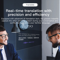 Lunettes Intelligentes M02s avec Caméra 8MP, Assistant Vocal IA, Double Micro, Transfert Wi-Fi et Audio Open Ear