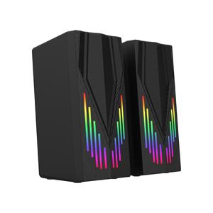 Desktop <strong>PC</strong> Gaming <strong>Speakers</strong> with Super Bass <strong>Wired</strong> Audio Player and Light Notebook Compatible Plastic Cabinet - Product Image 1