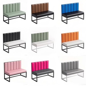 Luz comercial de lujo cabina de bambú sofá olla caliente barbacoa mesa de comedor montado en la pared tienda de té/cafetería/Casa de Té <span class=keywords><strong>Bar</strong></span> muebles conjunto hoteles - Product Image 3