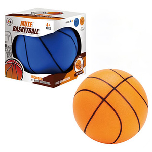 Venta al por mayor personalizado niños silencioso pelota de baloncesto espuma interior 2025 Interior Exterior Mini Baloncesto niños deporte juguete - Product Image 1