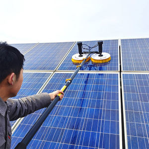Solar Panel Cleaning Tool Telescopic Double Head Waterproof Long Handle <b>Brush</b> Solar Panel Cleaning Equipment - Product Image 4