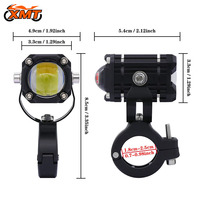 Focos LED para Motocicleta, 12-80V, Luces Intermitentes para Motocicleta, Faros Delanteros LED para Motocicleta, ATV, UTV