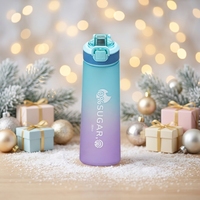 Bouteille d'eau intelligente anti-fuite prête à être expédiée avec des capsules parfumées aux fruits, idéale pour la salle de sport, l'école et les activités de plein air