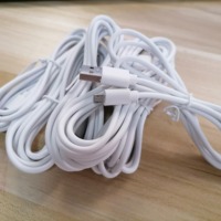 Câble de charge Android ultra-long de 3M adapté à la surveillance de l'imprimante enregistreur de conduite Câble de charge d'extension micro USB