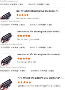 Ví nam nhỏ gọn <span class=keywords><strong>b</strong></span>ằng sợi carbon, ngăn đôi, chống RFID, đựng thẻ quà tặng, mẫu mới - Product Image 6